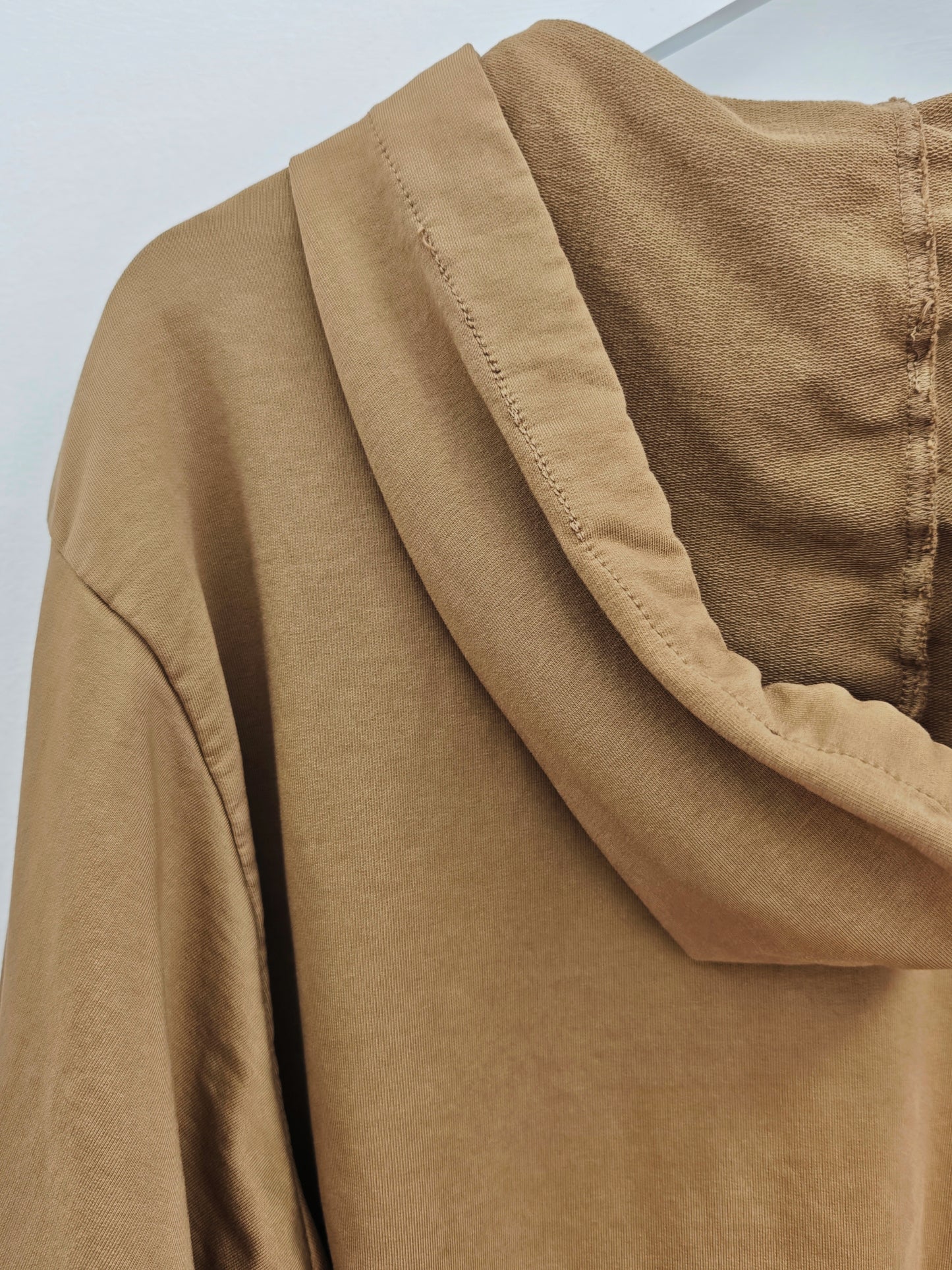 Giacca con Cappuccio Donna Color Cachi | Giacchina Corta con Bottoni