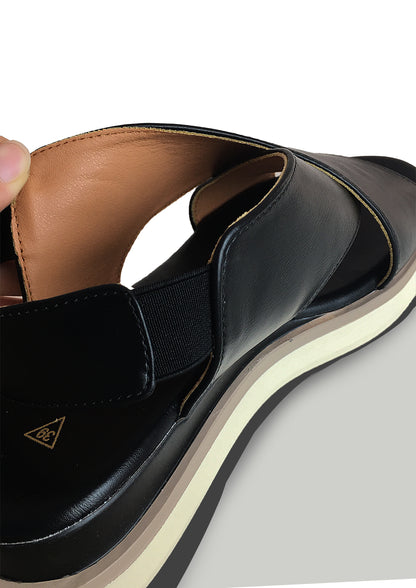 sandali con plateau da donna