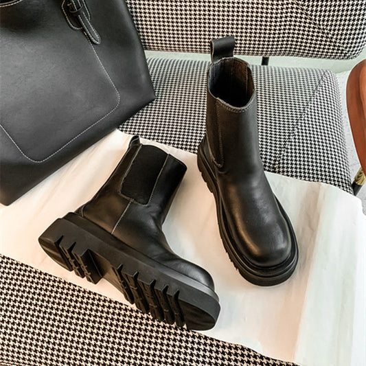 Stivaletti Chelsea con suola spessa