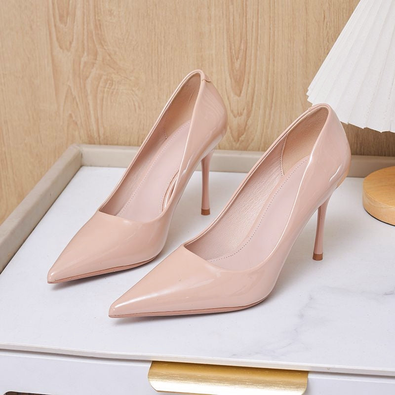 Tacchi Alti a Punta Color Carne/Nudo