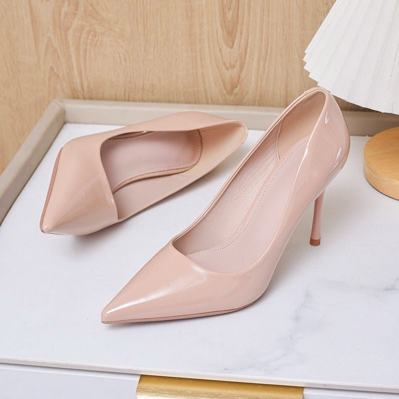 Tacchi Alti a Punta Color Carne/Nudo